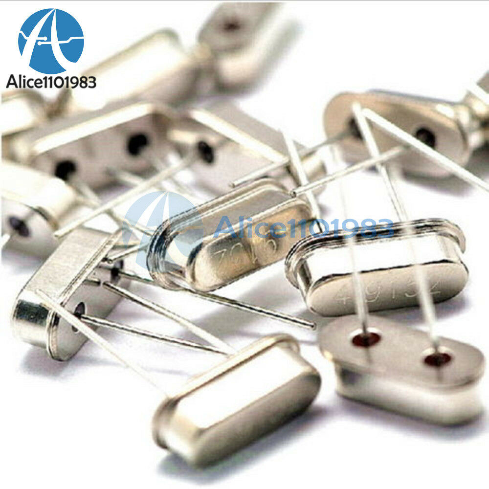 10Pcs 16MHz 16.000MHz 16M HZ HC-49S Inline Feet Passive Crystal Oscillator 20pF