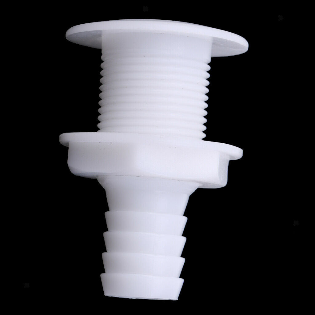 3pcs Plastic Thru-Coel Bilge Pump And Aerator Hose Connection For