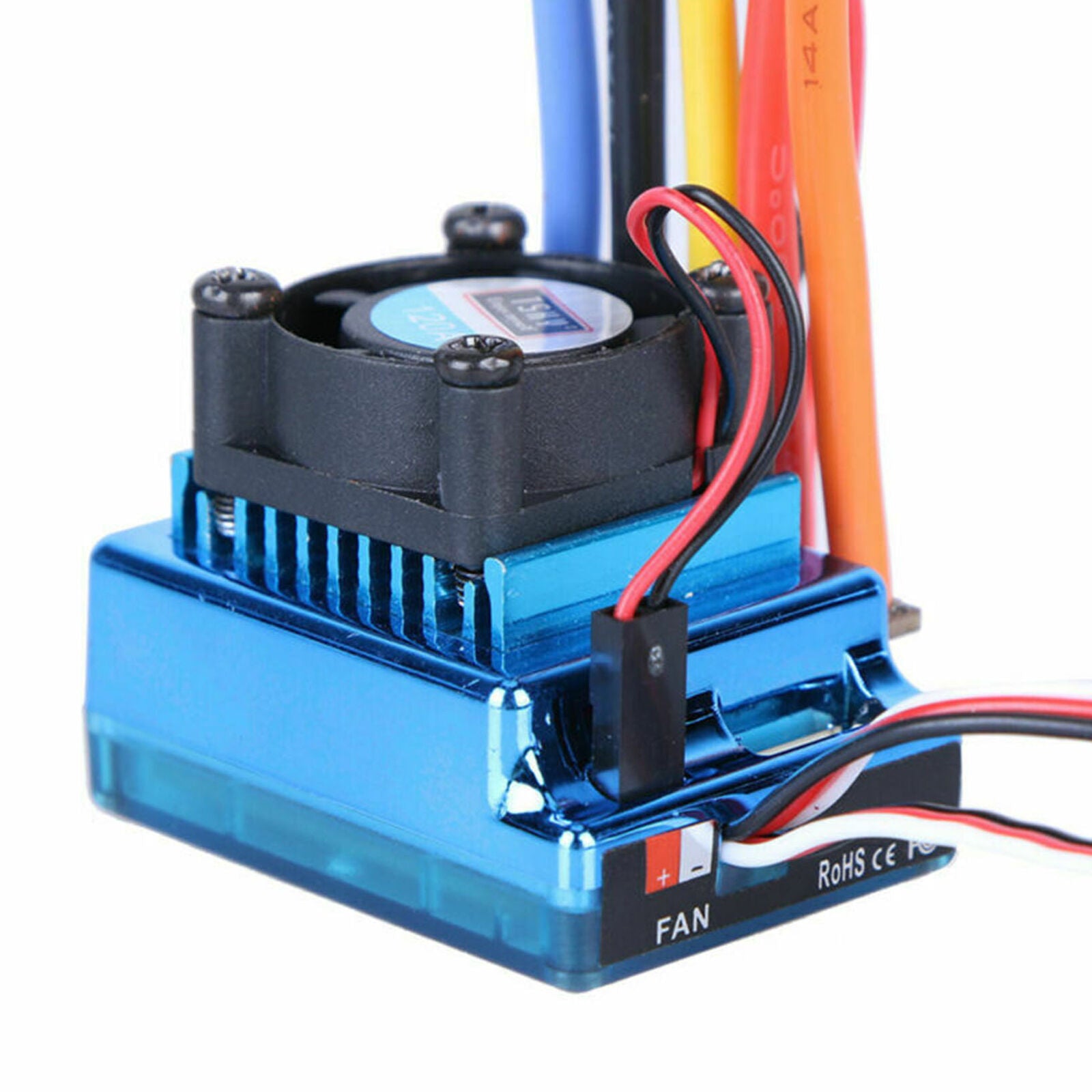 120A Sensored Brushless Speed Controller ESC for RC 1/8 1/10 1/12 Car Crawler 5V
