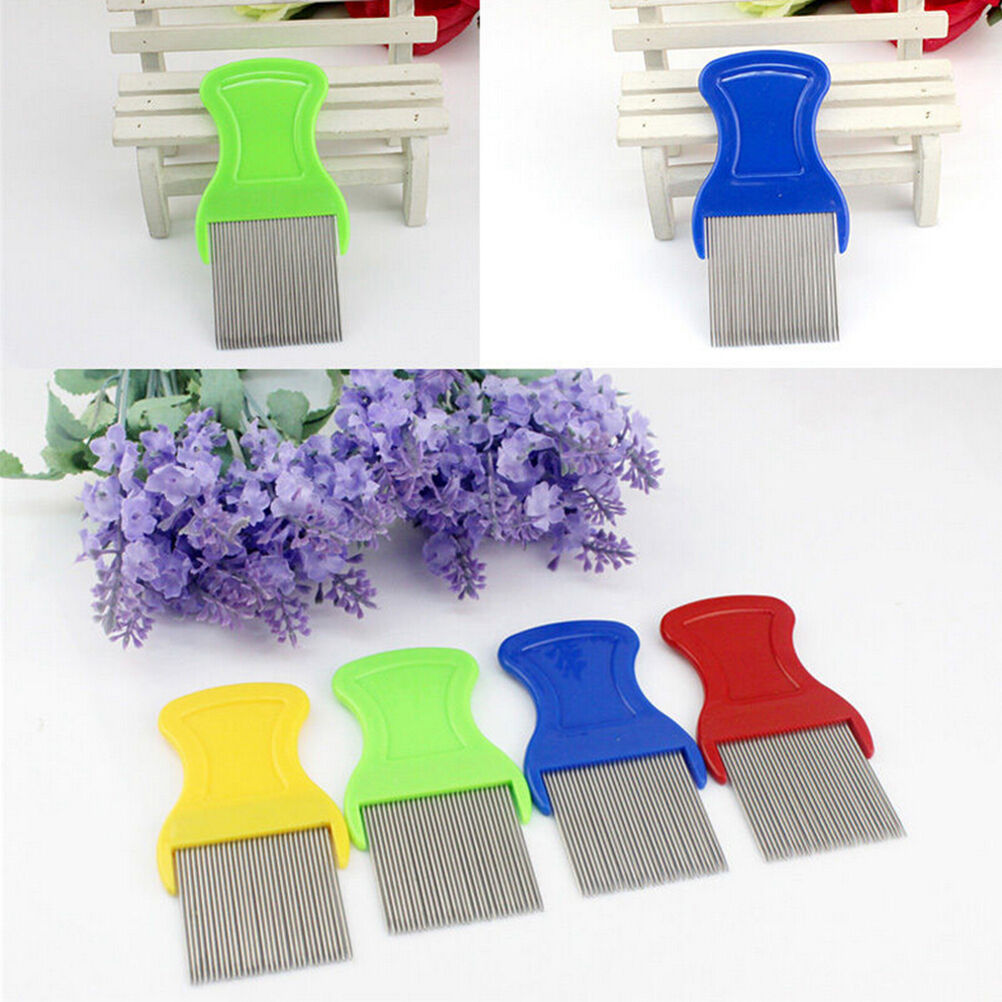 Anoplura Flea Comb Cootie Stainless Steel Chic Lice Comb for Children Fle.l8