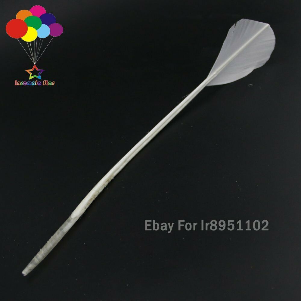 White 100 pcs 28-35cm turkey wing feathers 11-14inch Plume making Carnival