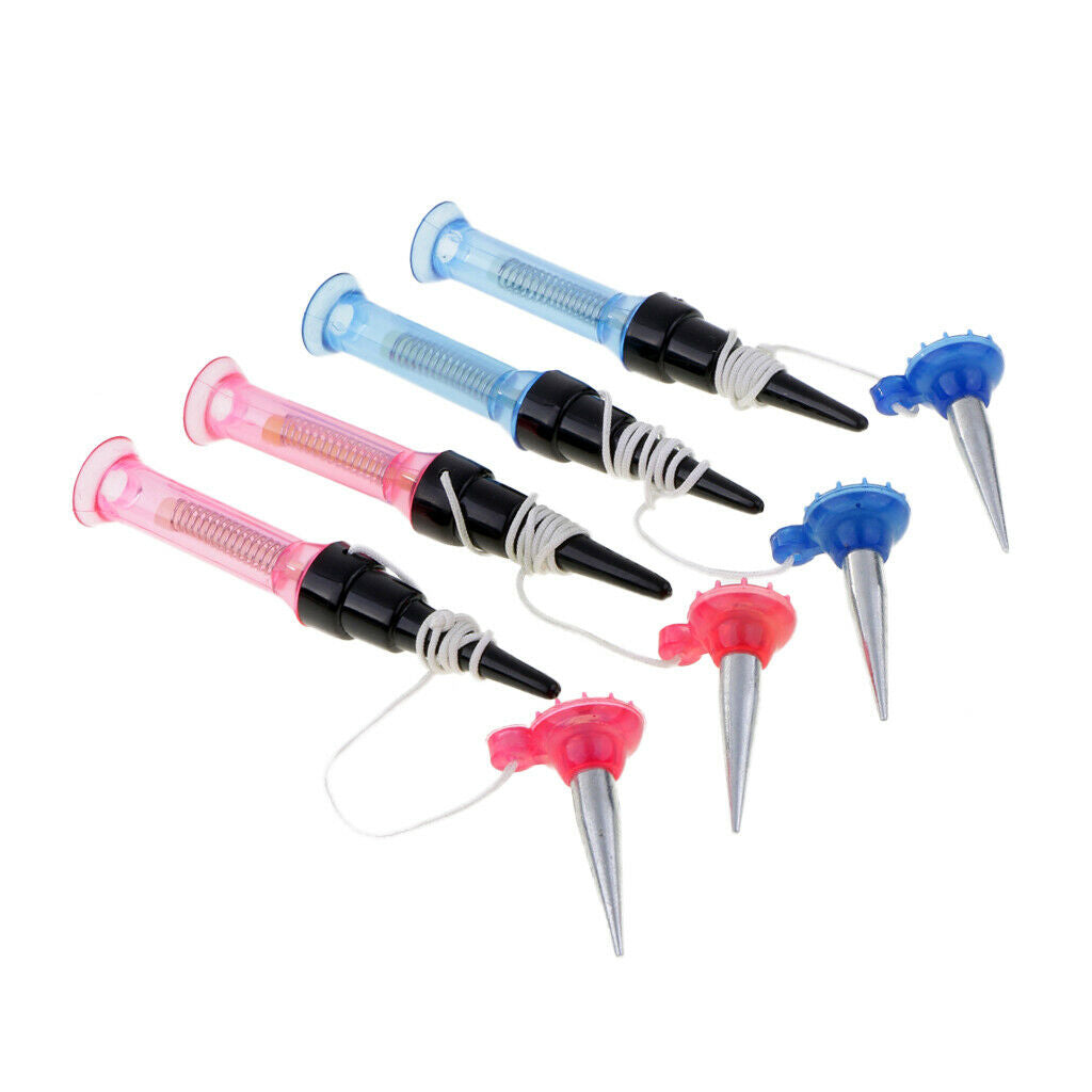 2X 4pcs Durable Flexible Plastic Spring Golf Tees Set Golf Accessories