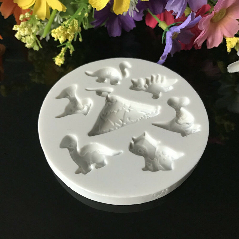Dinosaur silicone cake mold fondant mold cake decorating tools chocolate .l8