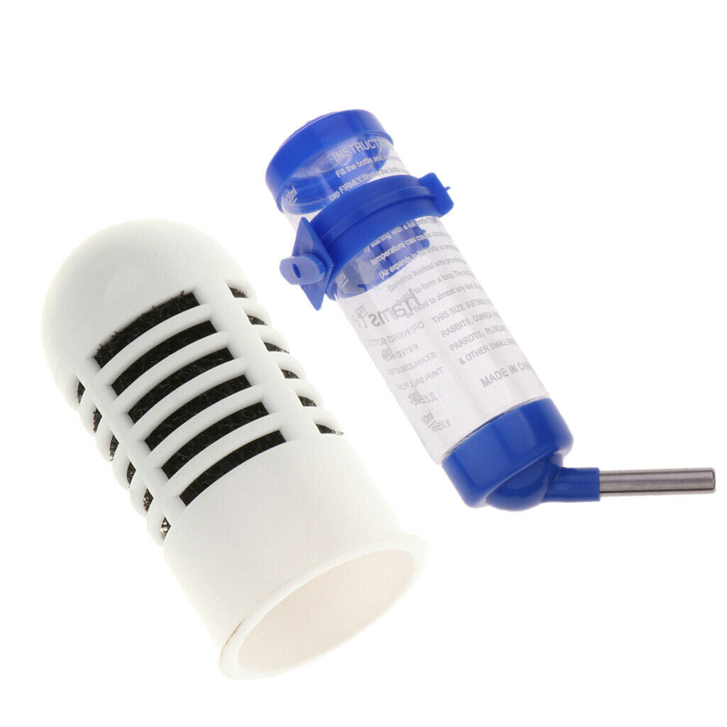Dog Puppy No Drip Water Bottle With Water Filter For Small Pet