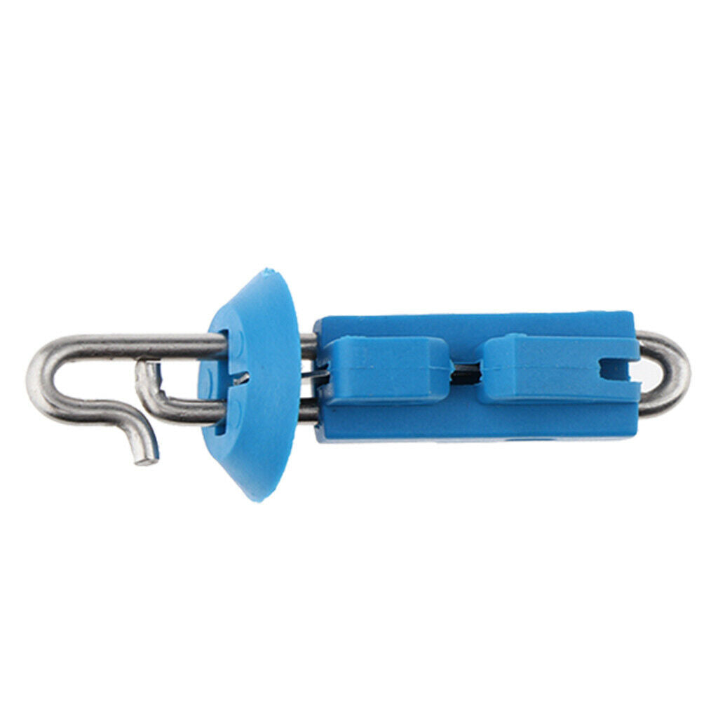 MagiDeal 5pcs  Down  Fishing Lure Clip Locking Lock Lure Hook