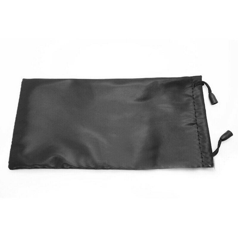 5Pcs Black Microfibre Sunglasses Case Bag Glasses Pouch Oversized Beam Port HN