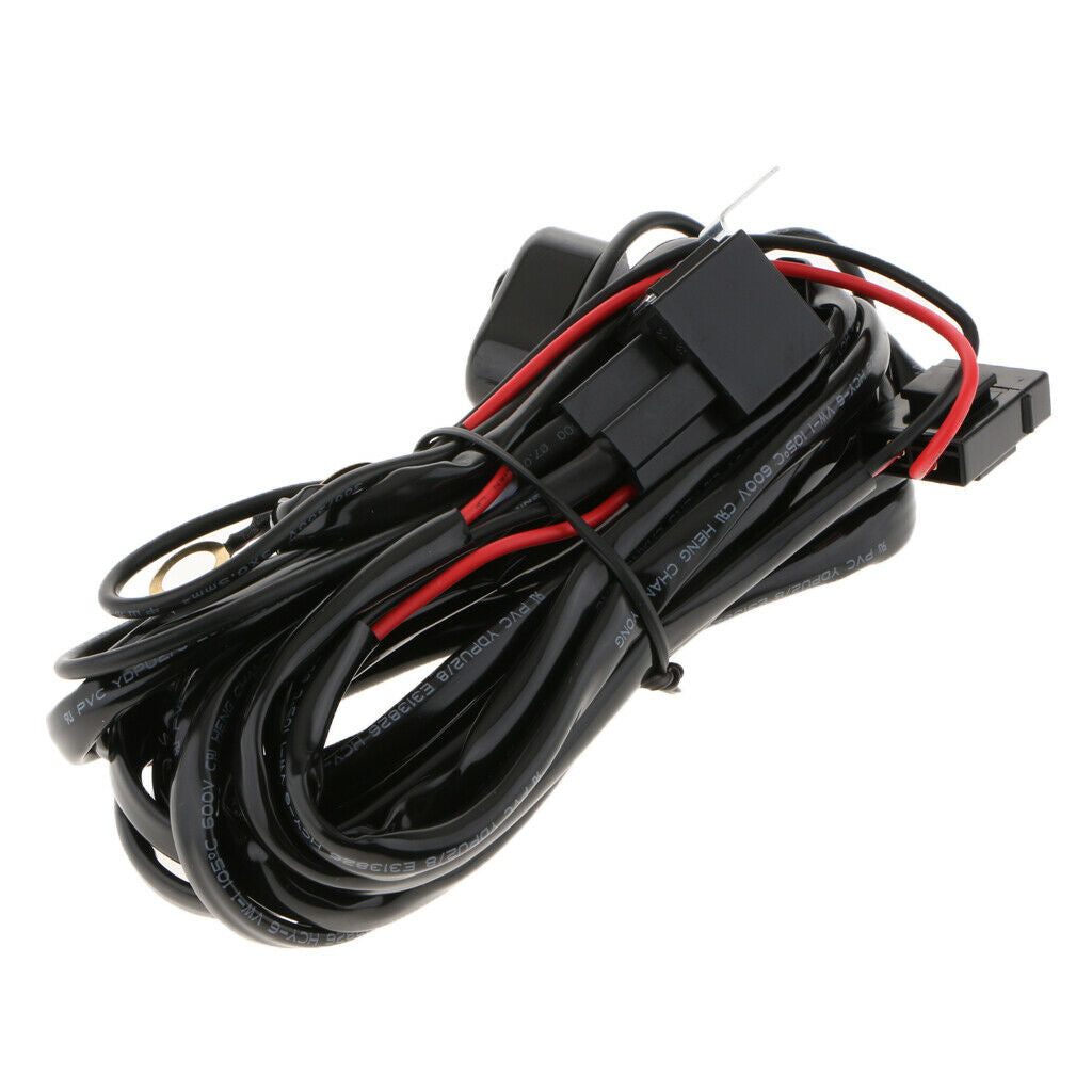 12V 40A Remote Control Wiring Harness Kit Switch Relay Led Work Light Bar