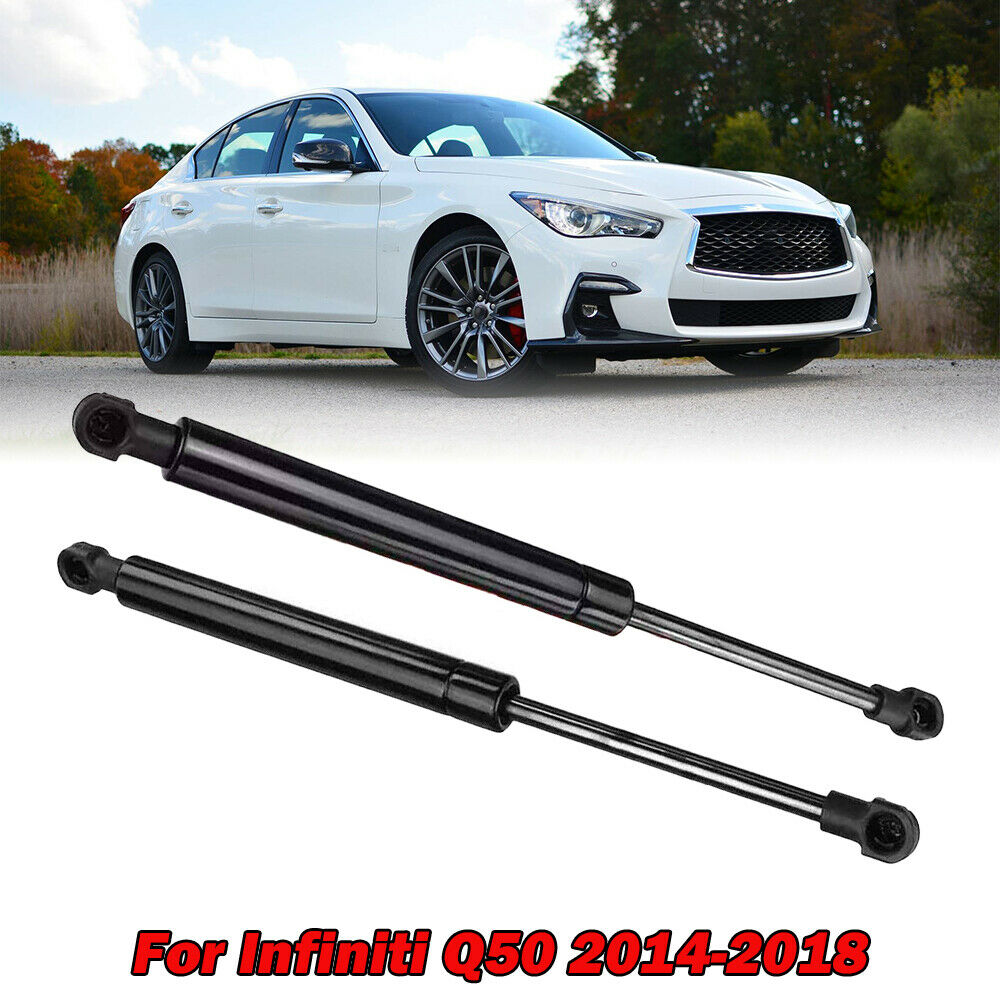 2X Trunk Lift Supports Struts Shocks Dampers Fits 14-18 INFINITI Q50 W/O Spoiler