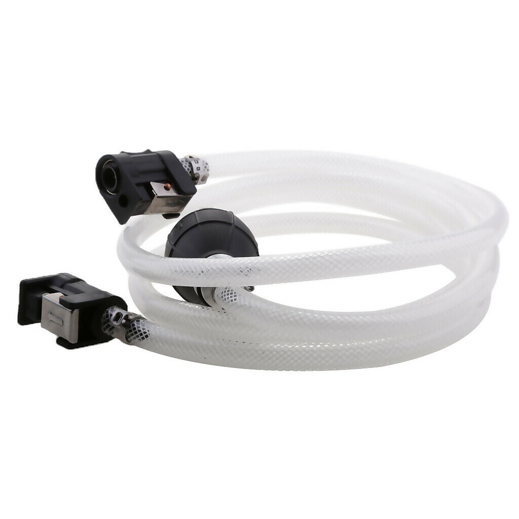 Universal 5/16" Fuel Gas Line Hose Outboard Primer Bulb for Boat White