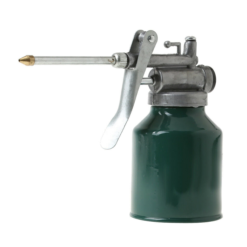 Car Mini 250ml High Pressure Pump Oiler Oil Can Metal Gun For Lubricants