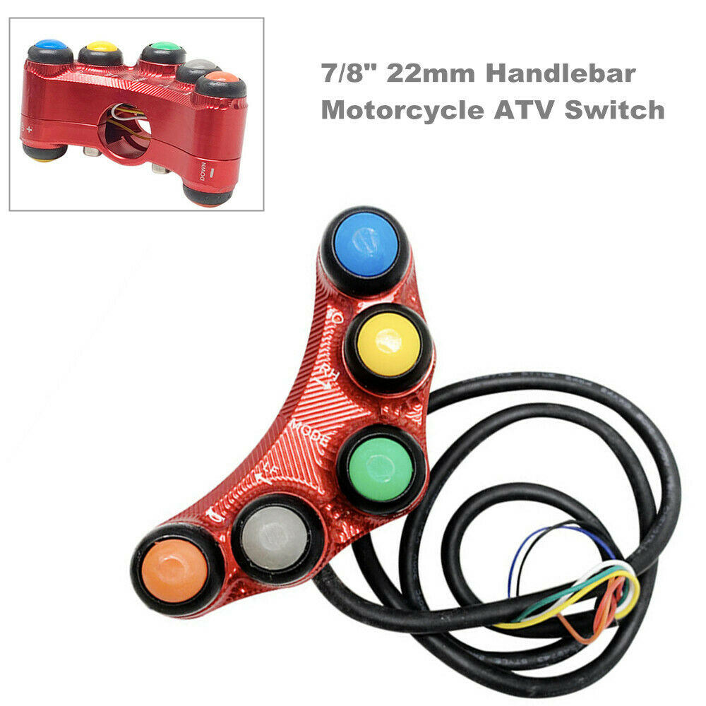 7/8" Motorcycle ATV Switch Handlebar control switch w/ Turn Signal Horn Function
