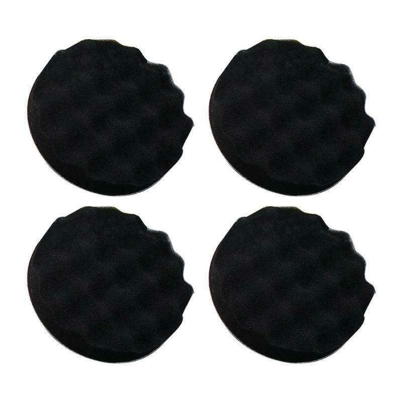 4pcs 7inch Car Wash Waxing Polishing Sponge Automobile Vehicles Tire Cleaning
