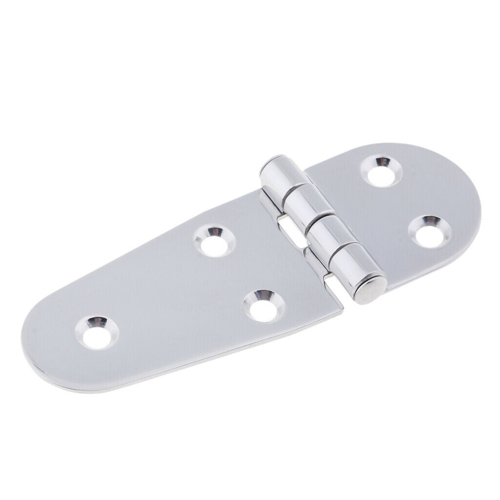 Boat Deck Cabin Hardware Stainless Door Hinge Marine Round Side 4" X 1.5"