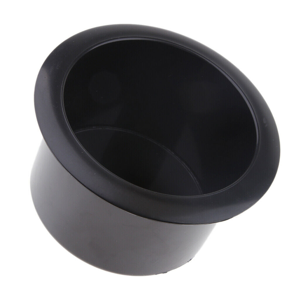 84mm Newly Black Boat Plastic Cup Drink Can Holder Boat Marine RV Universal