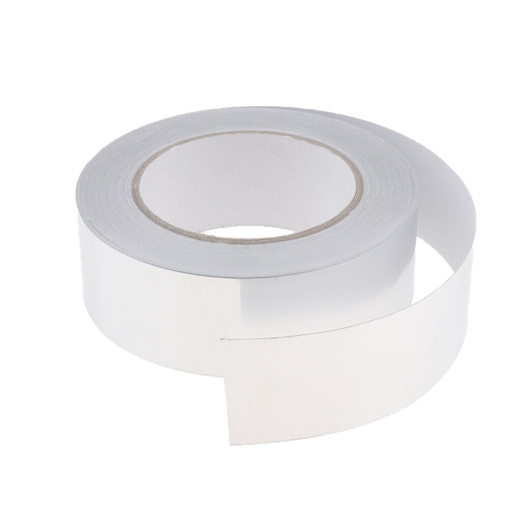 1 Roll Aluminum Foil Tape Sealing Radiation Shield Adhesive Tape 50mmx50m