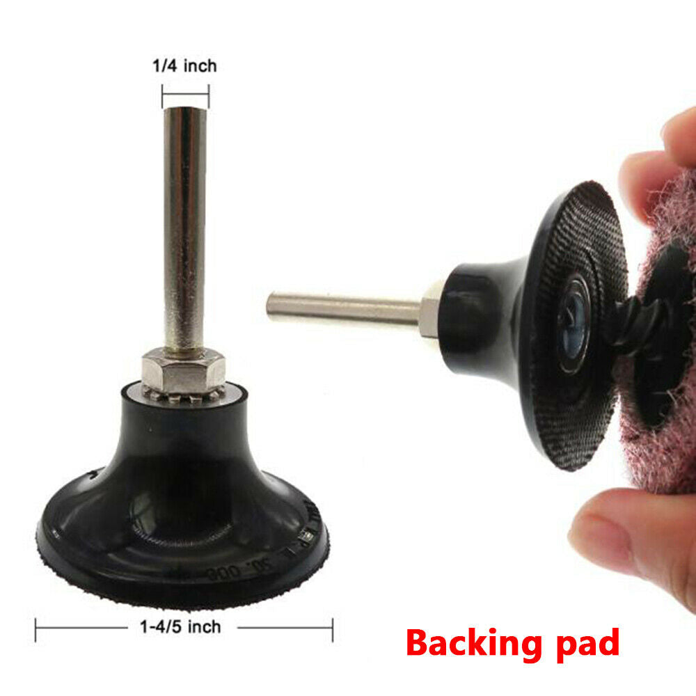 52 Pcs / Set  Ø 2" 50 mm Roloc Sanding Discs Quick Change Type-R Roll Lock Pads