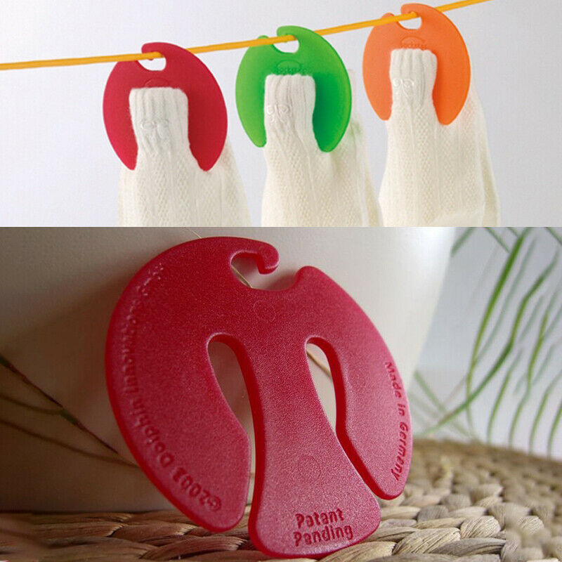 12pcs Sock Clips Sock Organizers Sorters Holders Socks Clip MultifunctionalS TL
