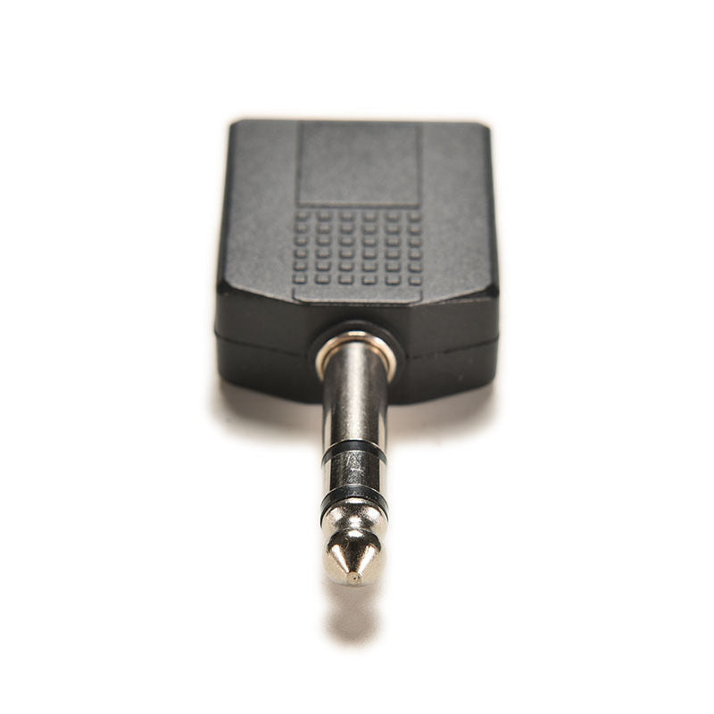 1/4" Stereo Plug Adapter to 2-way 6.35mm Stereo Jack Headphone Y Splitte.l8