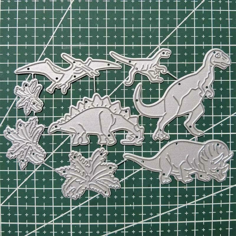 Dinosaur Metal Cutting Dies Stencil DIY Scrapbooking Album Paper Card Template