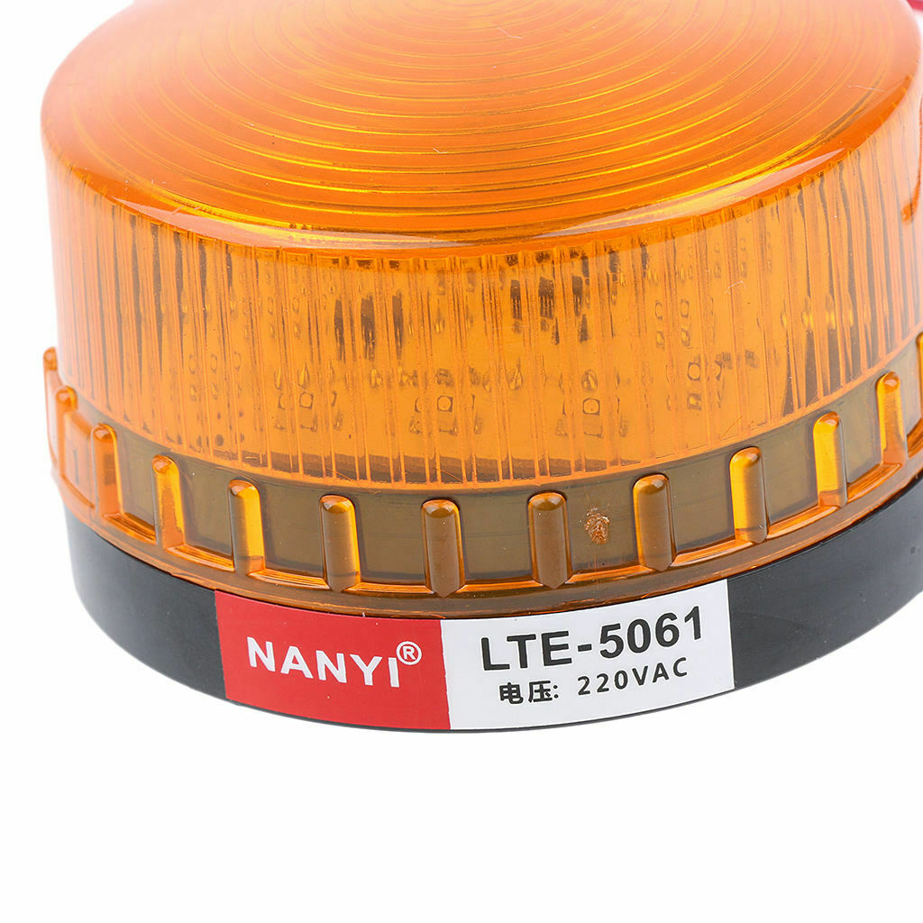 2x Traffic Warning Light, 220v Emergency Warning Lamp Waterproof LED  Magnetic