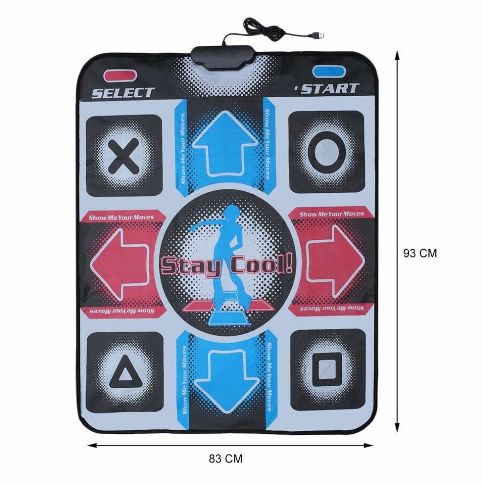 Single Person Dance Mat Anti Slip Dancing Blanket for PC Laptop Video Game
