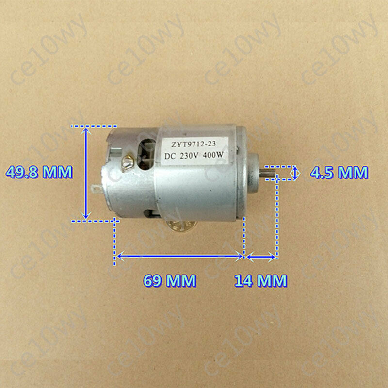 Micro Spindle Motor DC 220V 17000RPM 400W High Speed Cooling Fan Large Torque