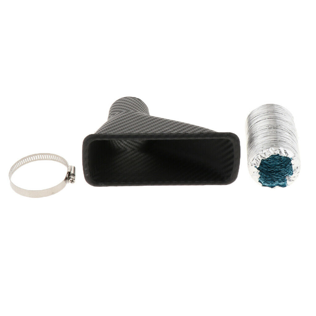Car Front Bumper Plastic Turbine Air Inlet Pipe + Aluminum Foil Air Inlet +