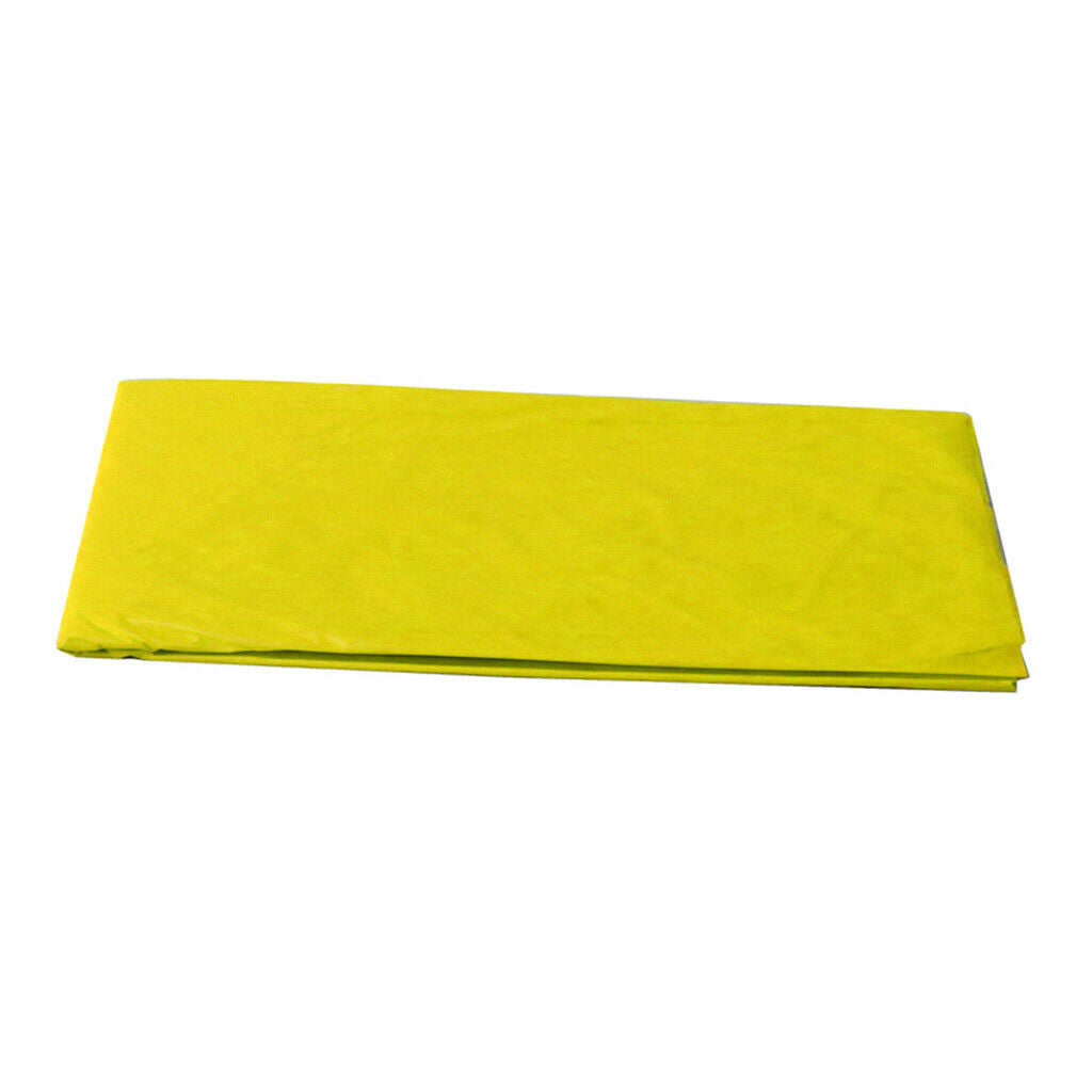 Plain Disposable Table Cloth Covers Party Tablecloths Party Supply Yellow