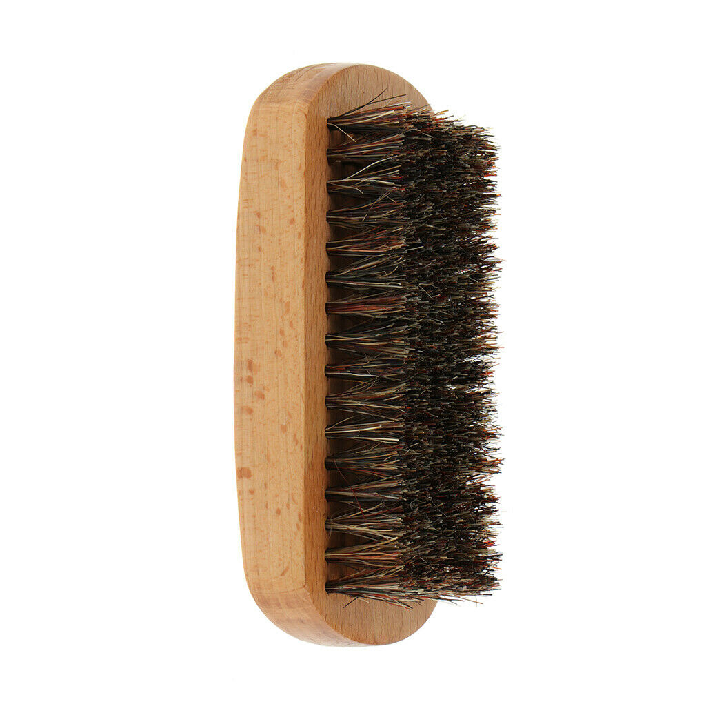 Natural Men Grooming Beard Brush Facial Moustaches Cleaning Shaving Tool