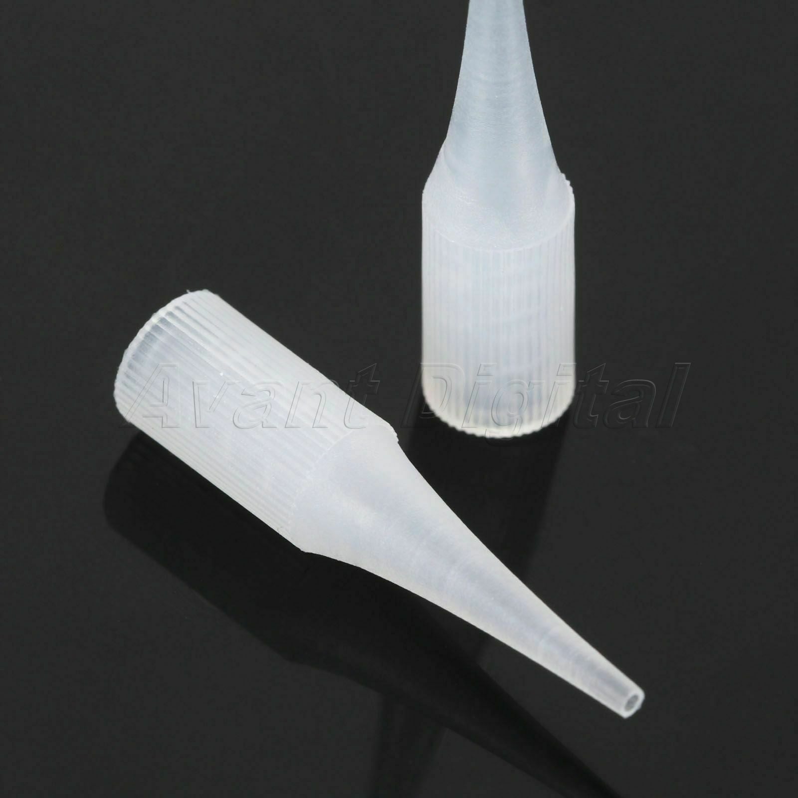 50pcs Mouth 3R Sterile Disposable Tattoo Nozzle Tips Needle Tube Machine Supply