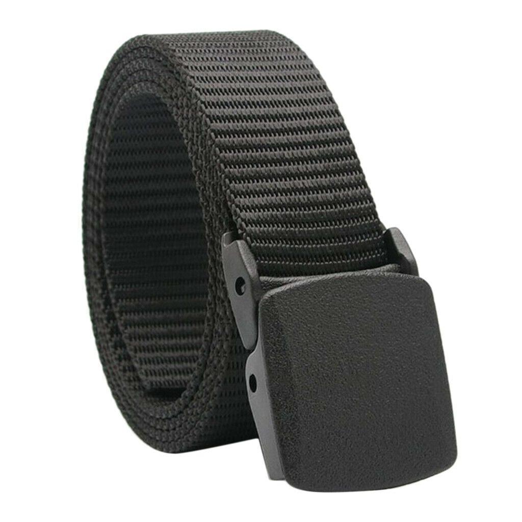 2pcs Heavy Duty Army Outdoor Nylon Webbing Belt Trouser Jeans Waistband