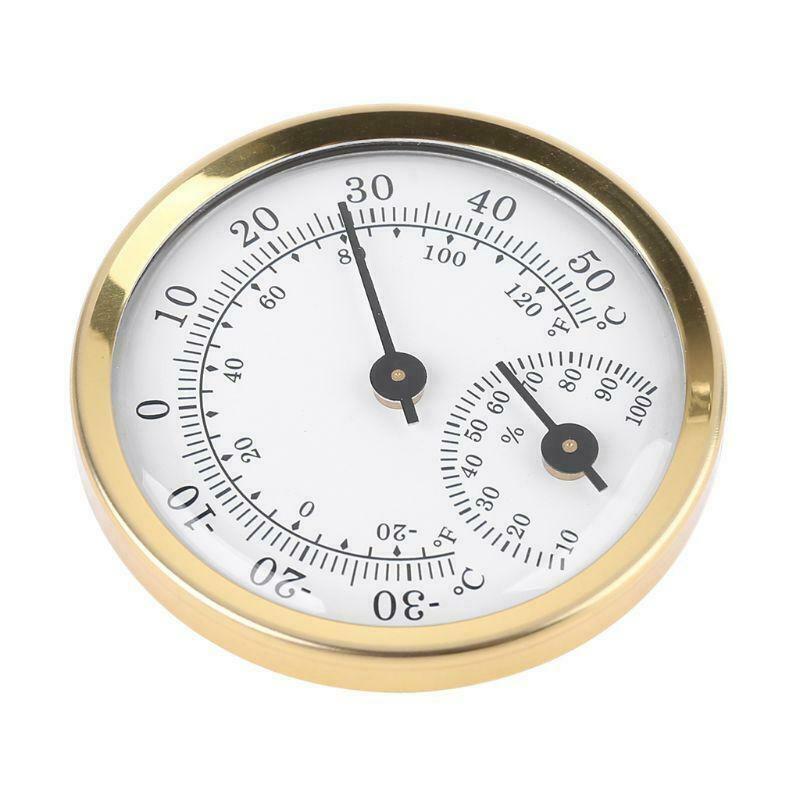 Indoor Analog Thermometer Hygrometer Humidity Temperature Gauge 58mm Household