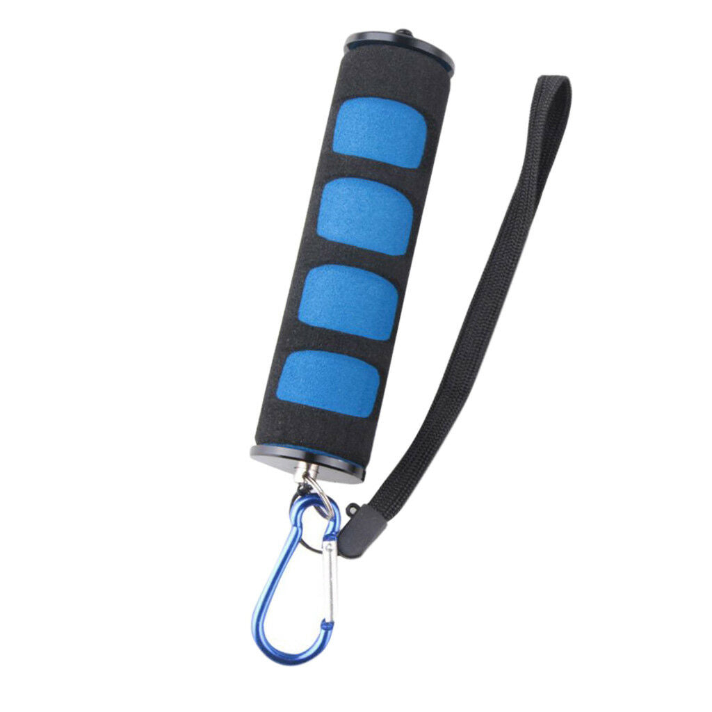 1/4" Screw Sponge Handle Grip Stabilizer for SLR Camera LED Video Light Blue
