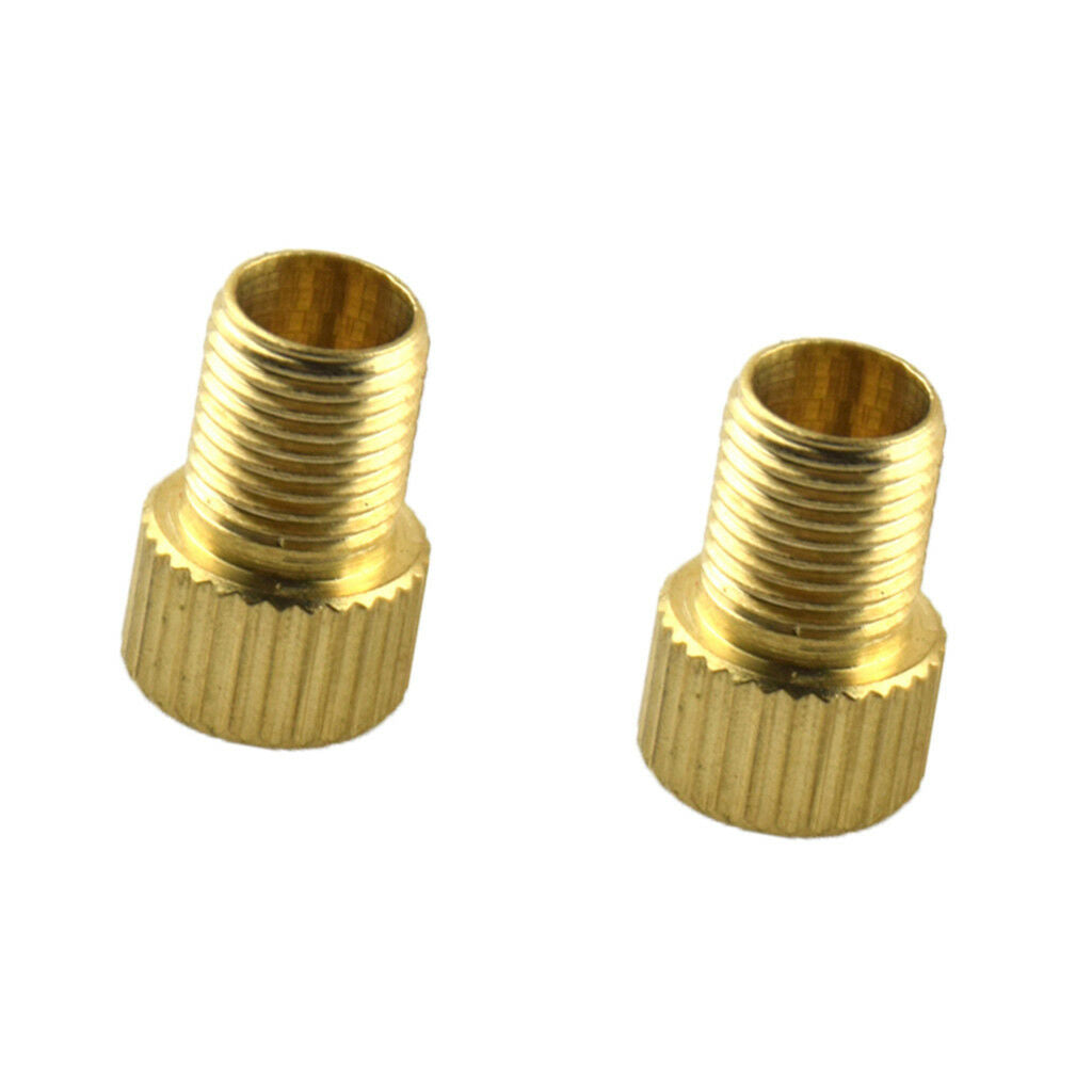 2 Pieces Presta to Schrader Car Cycle Road Racing Bike Tube Valve Adapters