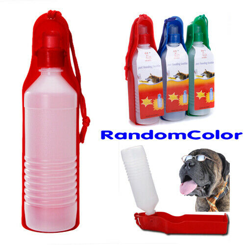 500 Ml Dog Water Bottle With Bowl For Travel On The Go
