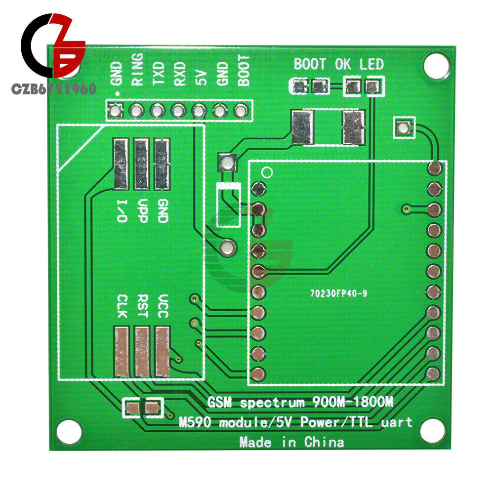5V 1A M590E GSM GPRS Module 900m-1800m Sms Message DIY Kit M590 Sms CPU MCU Test