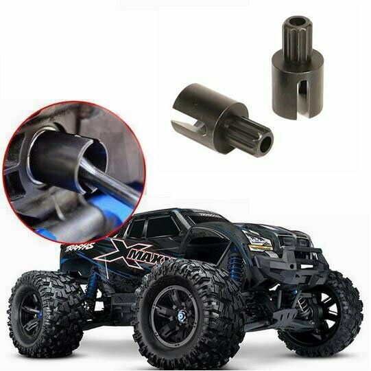 2pcs Harden Steel Drive Cup For Traxxas X-Maxx XMAXX 1/5 8S 7754X RC Car Part
