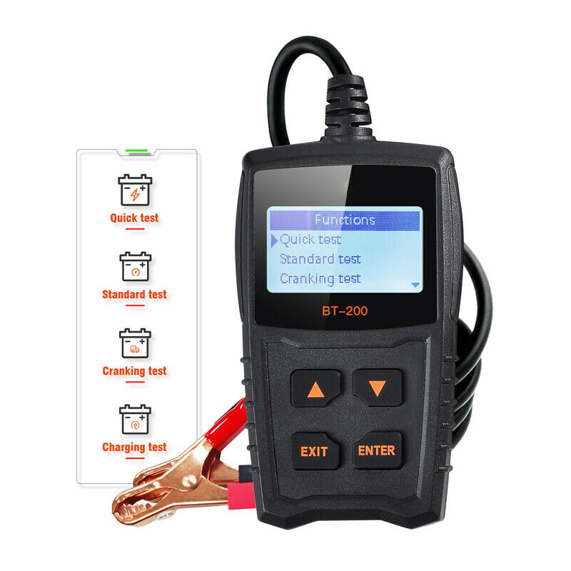 LED 12V Car Motor Battery Tester Digital Load Battery Chargers System Analyzer