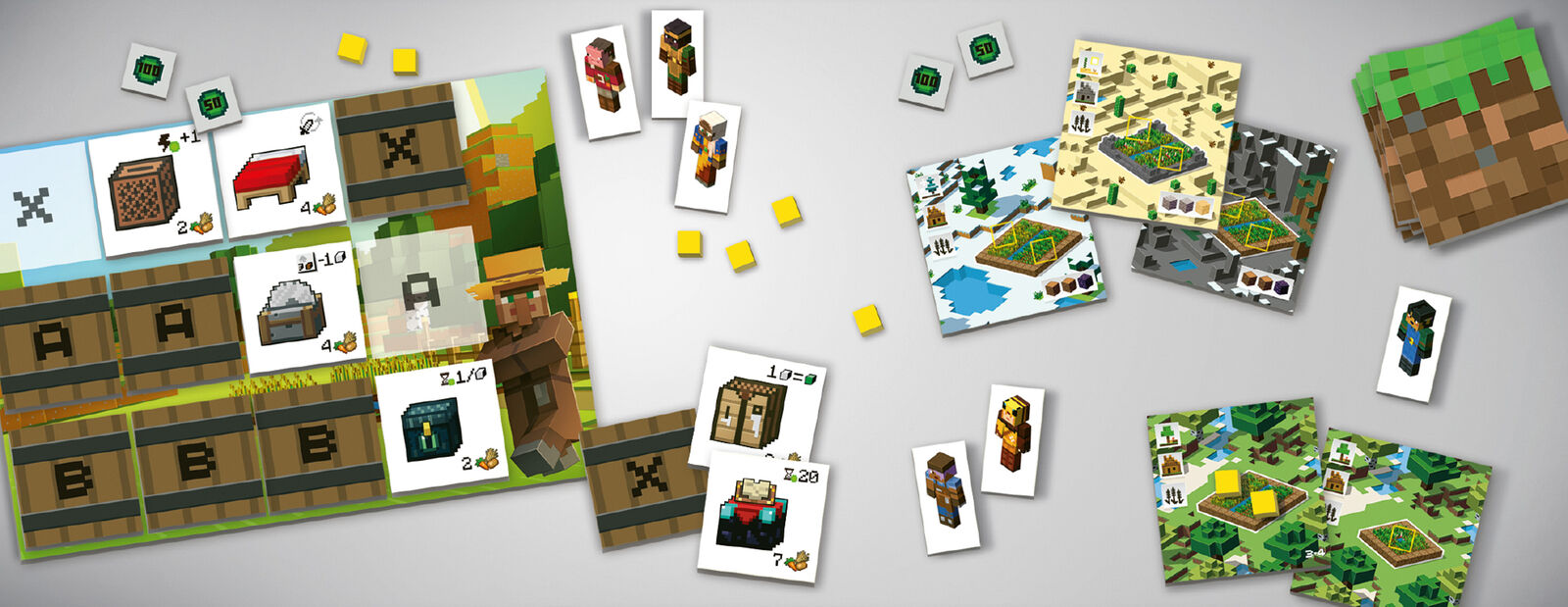 26869 Ravensburger Minecraft Farming and Trading Card Game Children Age 10yrs+