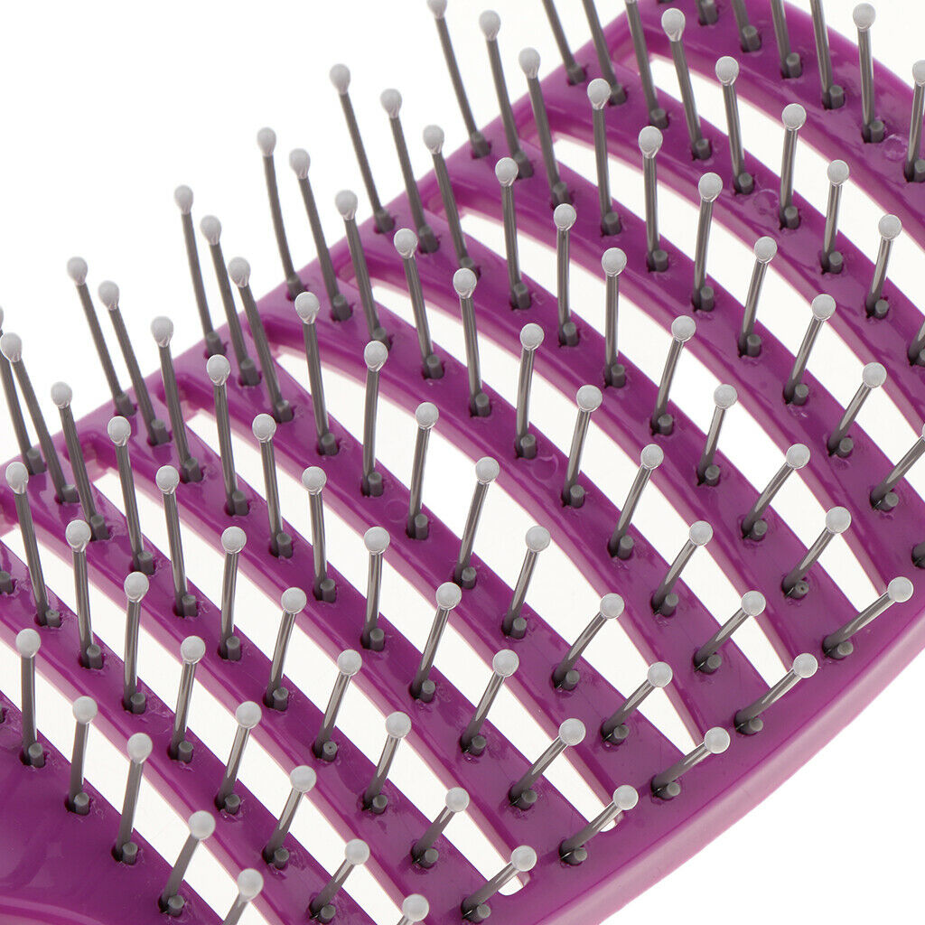 2 Pieces Professional Hairdressing Comb Hair Straightening Brush Hair Massager
