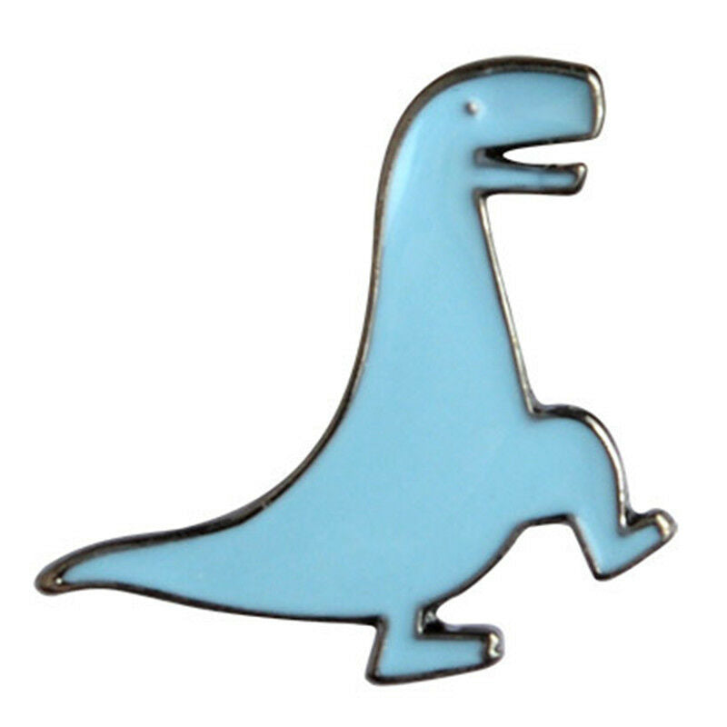 5x Cartoon Dinosaur Enamel Shirt Collar Pins Badge Corsage Brooch Jewelry GiftDD