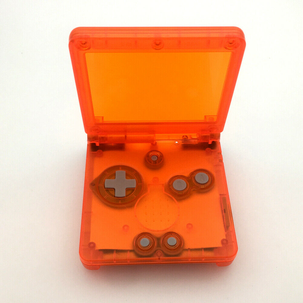 Transparent Orange Housing Cover For Nintendo Gameboy Advance SP GBA SP Shell