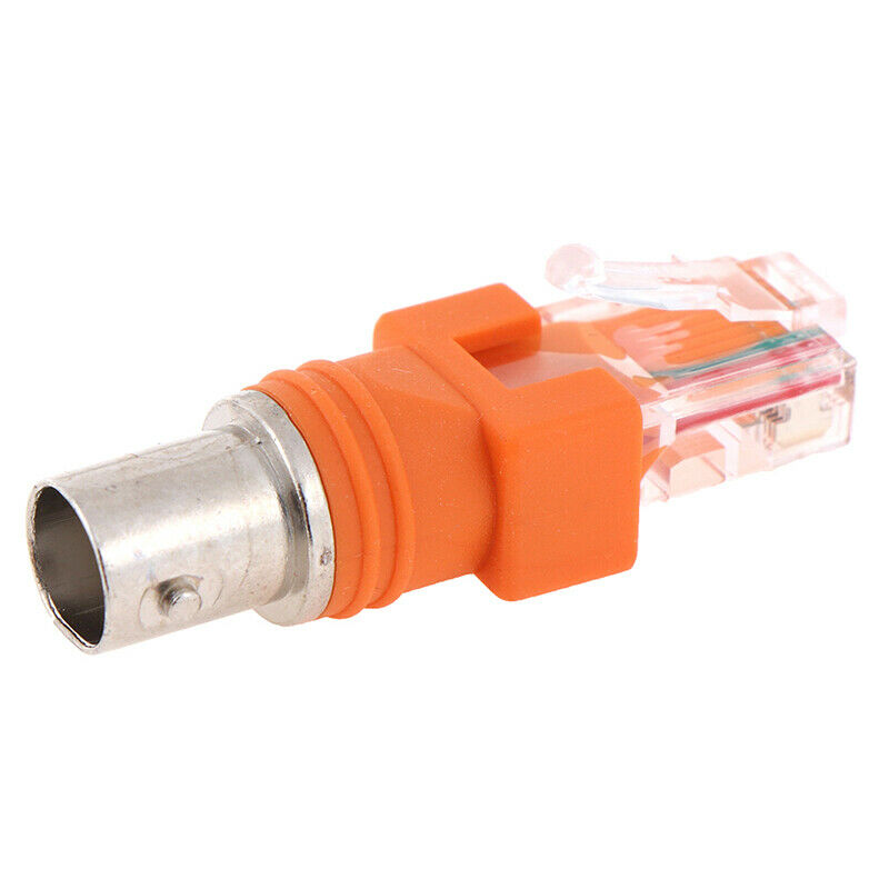 1pcs BNC Female to RJ45 Male Coaxial Coax Barrel Coupler Adap .l8