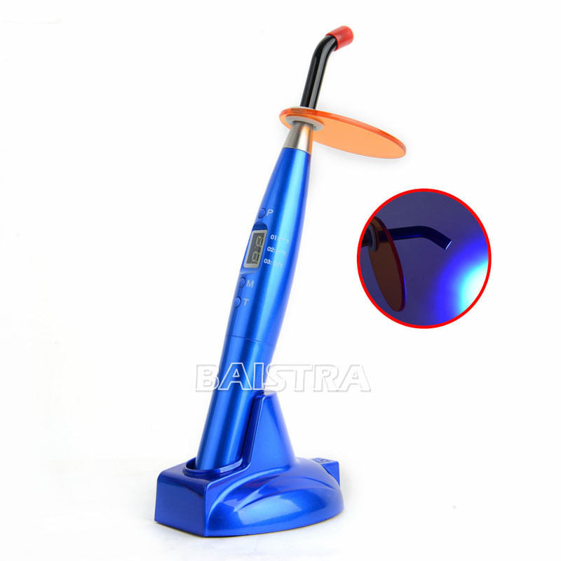 LED Dental Curing Light Lamp Teeth Whitening Plastic Handle Colorful 3 Modes