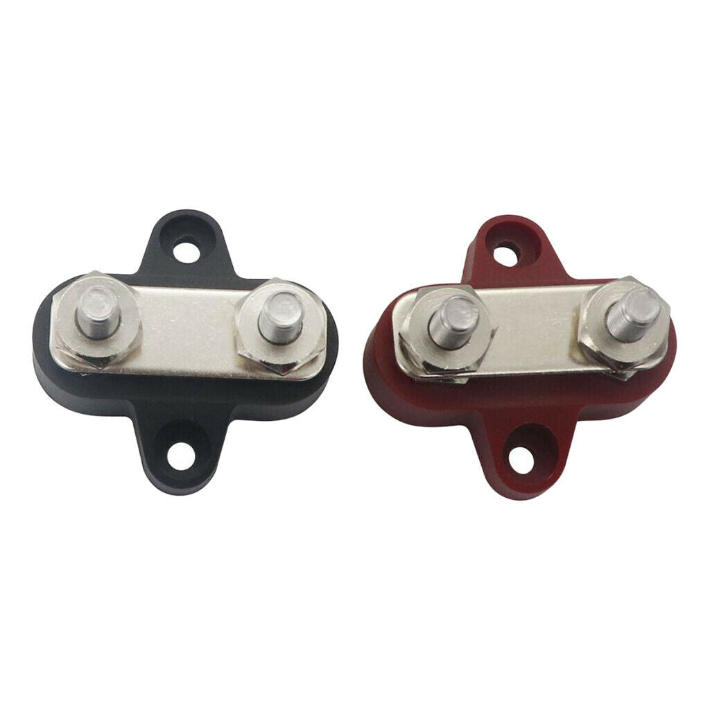 2x Bus Bar Power Distribution Box M6 Terminal Block 48V Heavy Duty