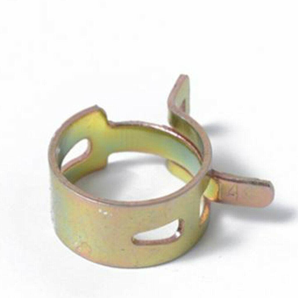 80pcs 6-15mm Hose Spring Clip Clamp Steel Vacuum Fuel Oil Line Band Clips