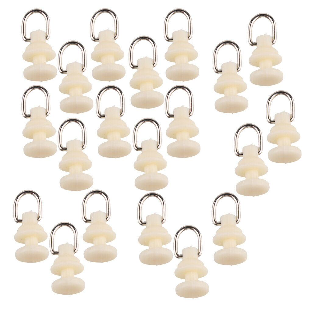 Set of 20 Hanging Hook  Ceiling in ABS Plastic
