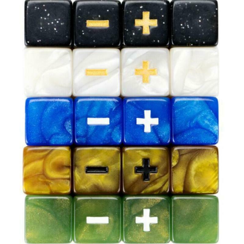 Pack of 10 Basic Addition & Subtraction Math Kit 16mm Dice Multi-color Colorful