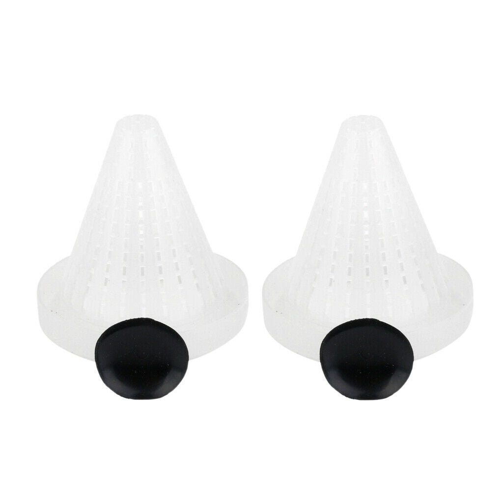 2pcs Tapered Aquarium Fish Feeder Red Worm Funnel Fish Food Feeding Cup Tool