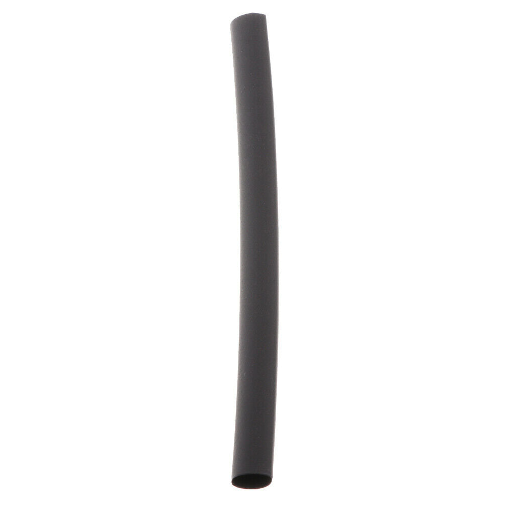 10 Pieces Heat Shrink Sleeve Wrap Tubing for Fishing Rod 3.93inch 6mm Black